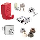 Fasteners, latch locks,  catches, locking, devices,  peripherals